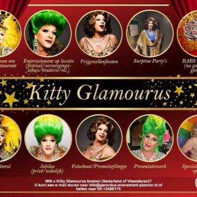 Gerardus Evenement Planner en Dragqueen Kitty Glamourus verlengen hun samenwerking voor onbepaalde tijd!